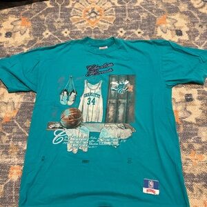 Teal Charlotte Hornets Graphic T-Shirt